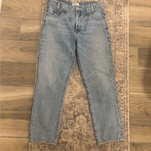 Agolde 90s Pinch Waist Jeans in Flashback‎ Blue baggy wide leg high waist  sz 28